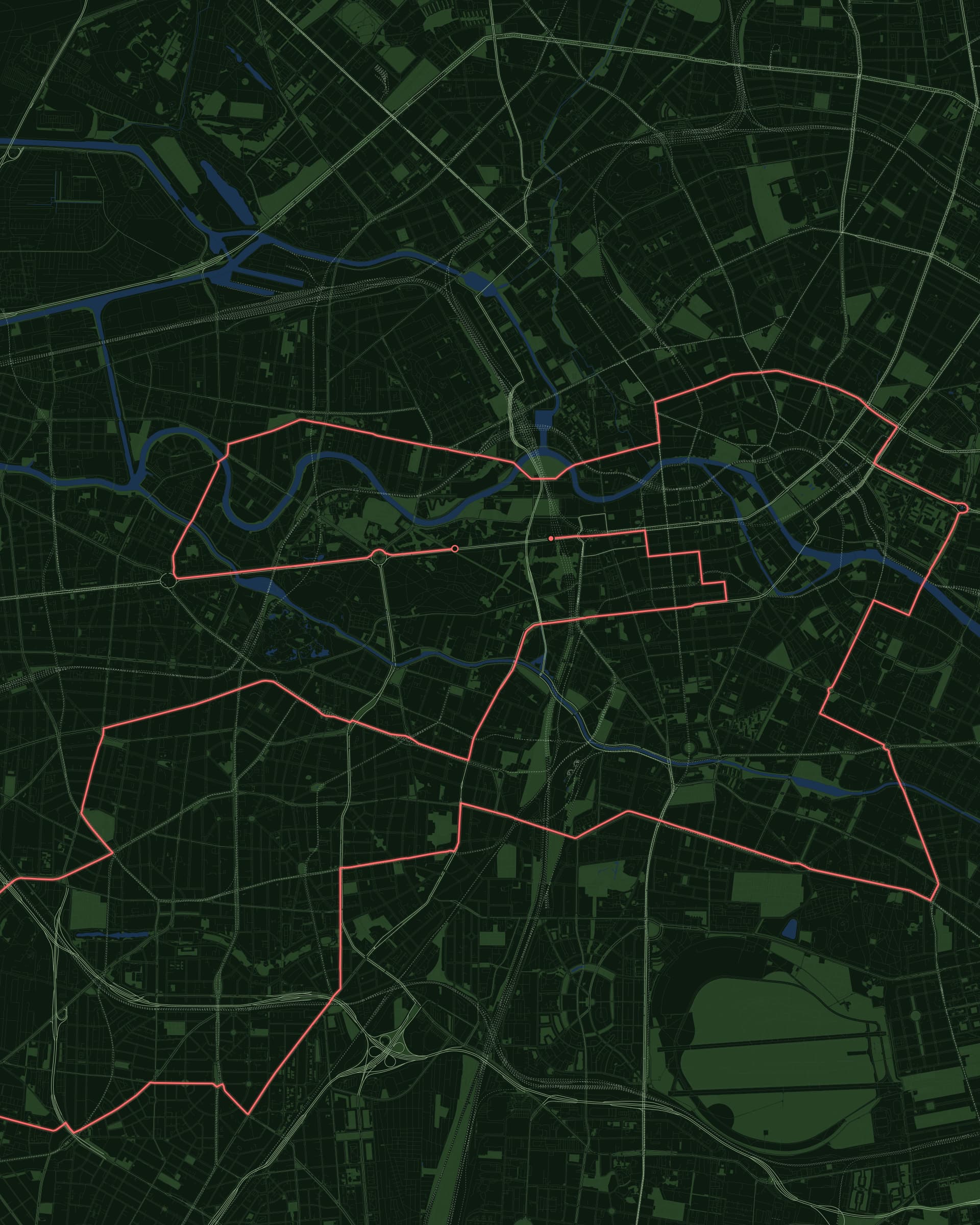 Berlin marathon print