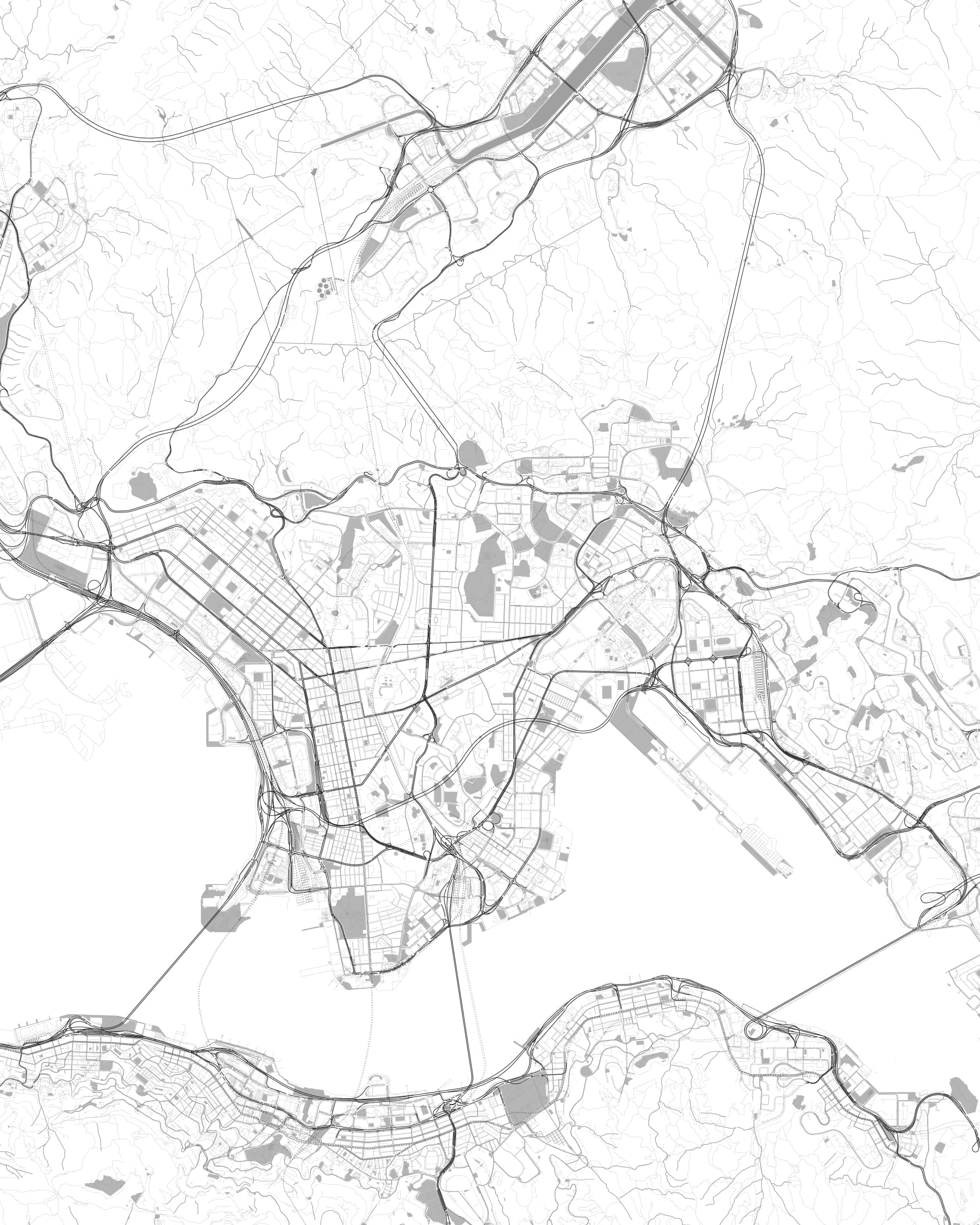 Hong Kong city print