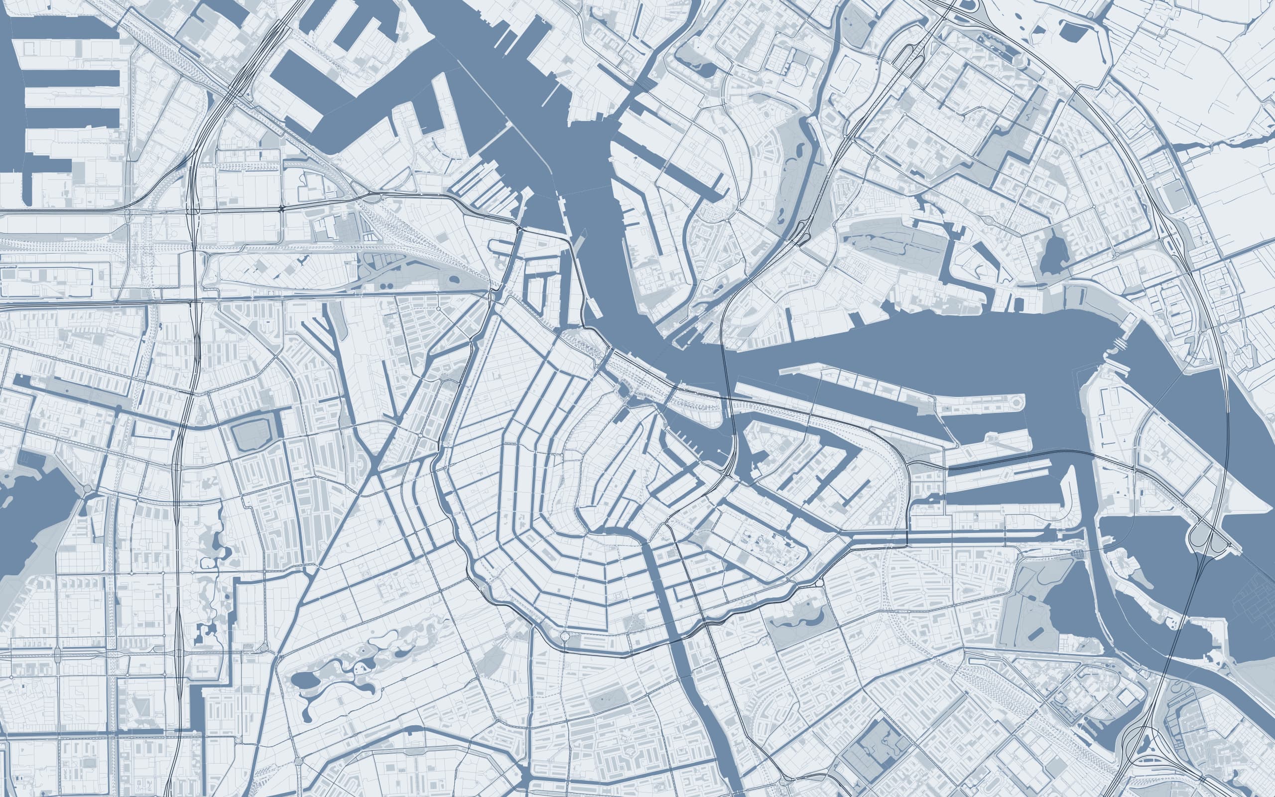 Amsterdam — Frost palette poster